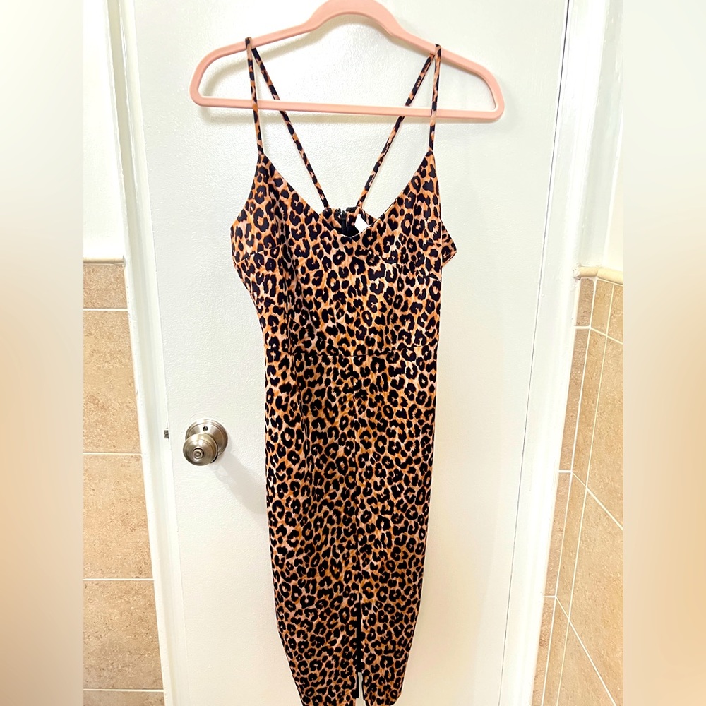Animal print bodycon dress by Likely